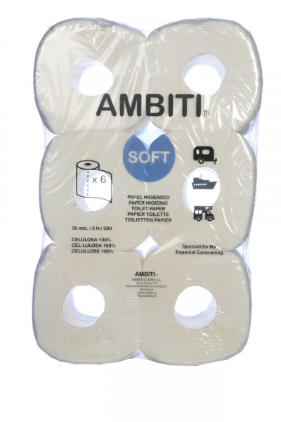 AMBITI PAPEL WC SOFT PACK-6 UND  35MTRS.