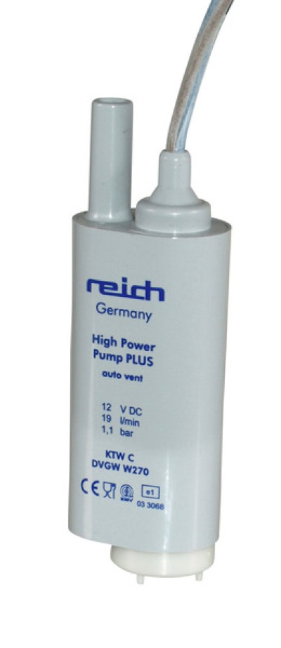 BOMBA SUMERGIBLE REICH 12L CON FILTRO 0,5 BAR