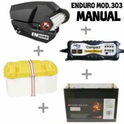 PACK MOVER ENDURO EM313+CARGADOR+BATERIA+CAJA PORT