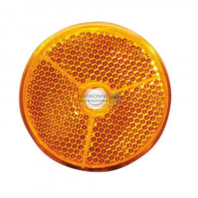 REFLECTOR REDONDO NARANJA 61MM